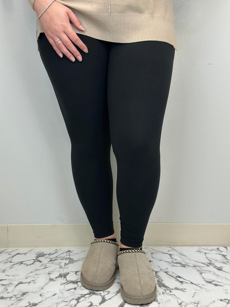 Black Leggings w/ NO Pockets image 2