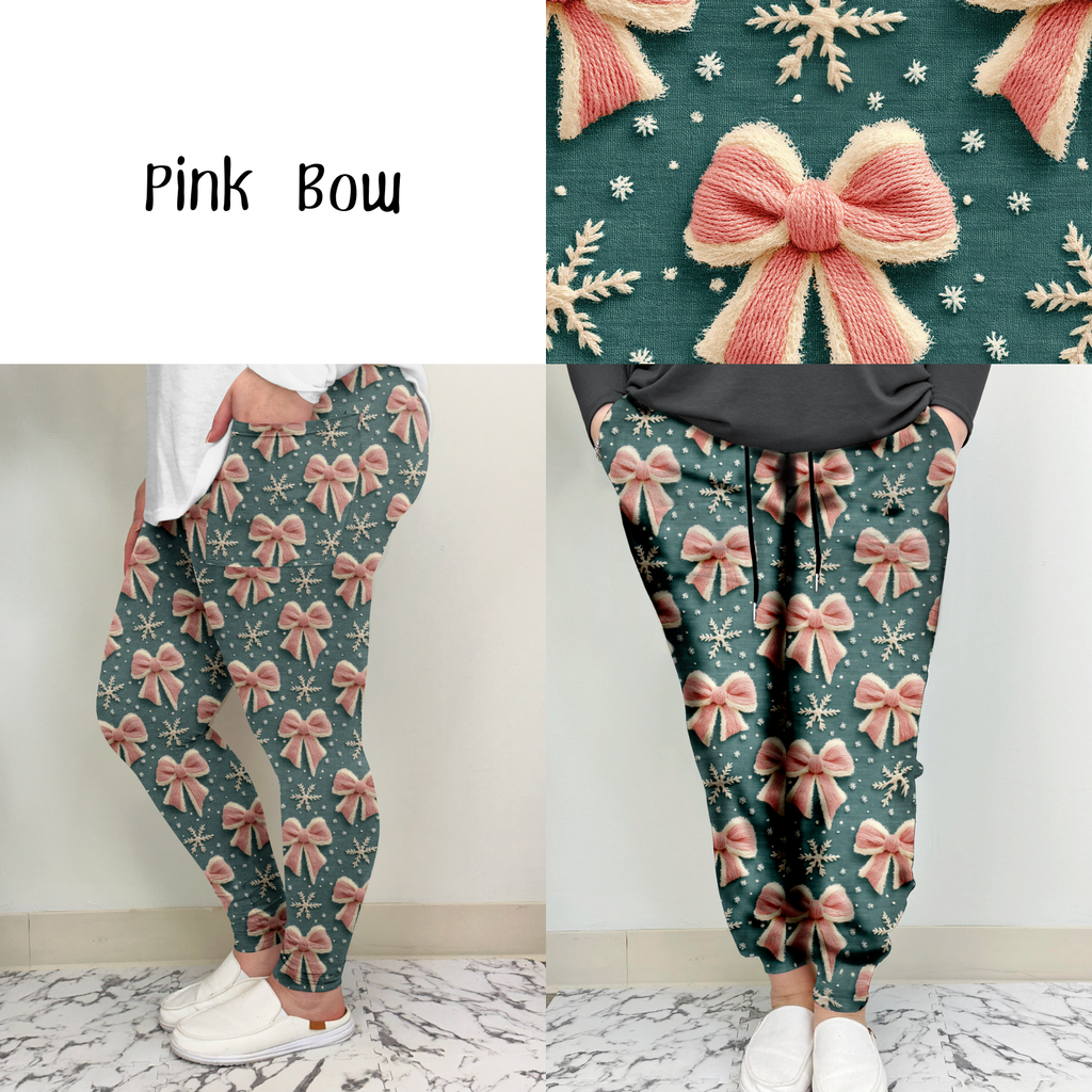 Pink Bow Leggings w/ Pockets | ETA 12/5 image 1