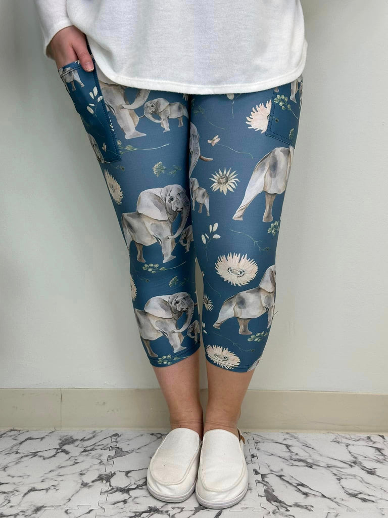 Elephant Capri w/ Pockets image 2