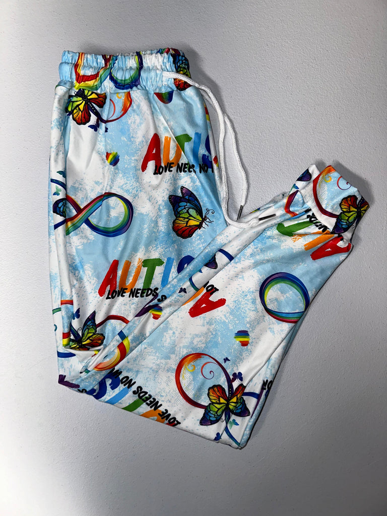 Kid's Autism Awareness Joggers image 1