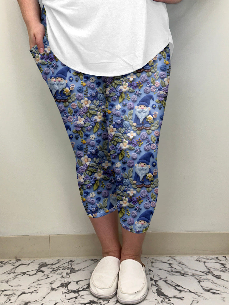 Blueberry Gnome Capri w/ Pockets image 1