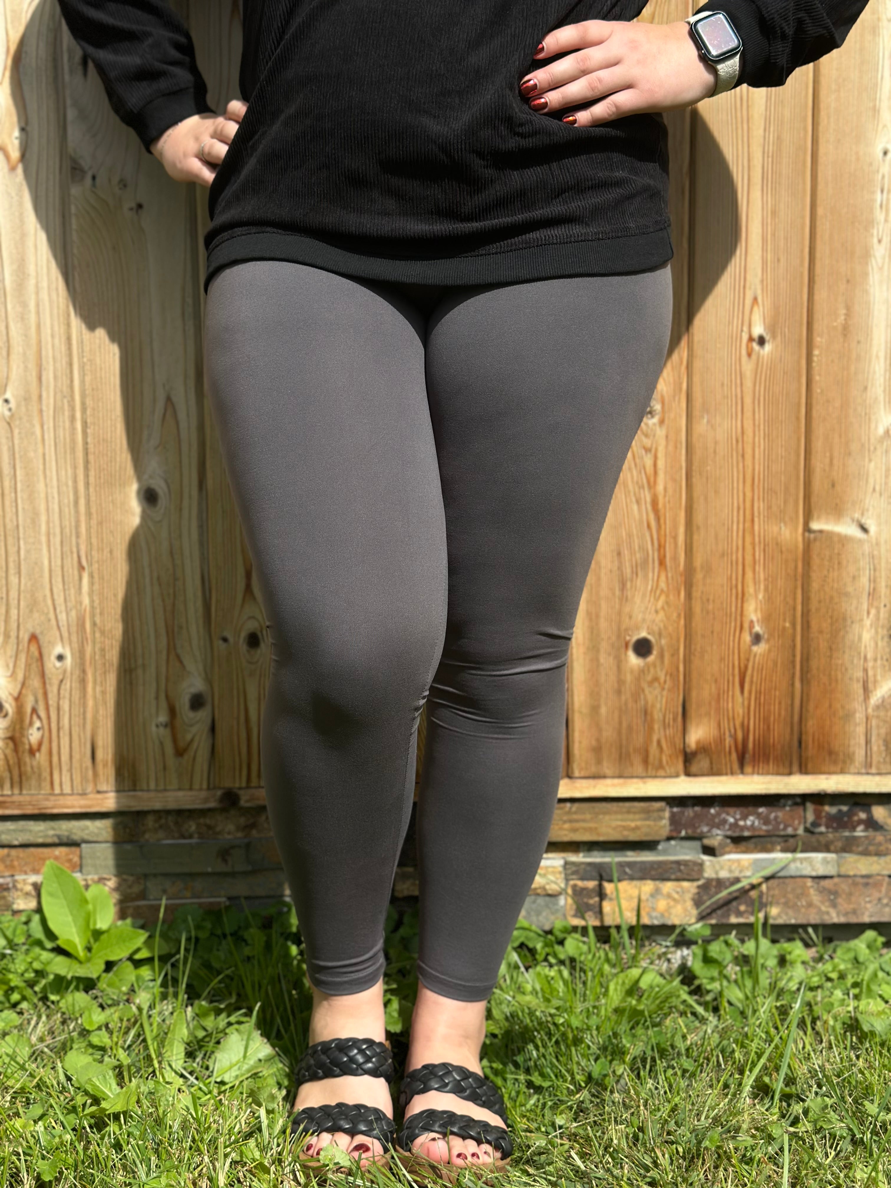 Charcoal Leggings NO Pockets