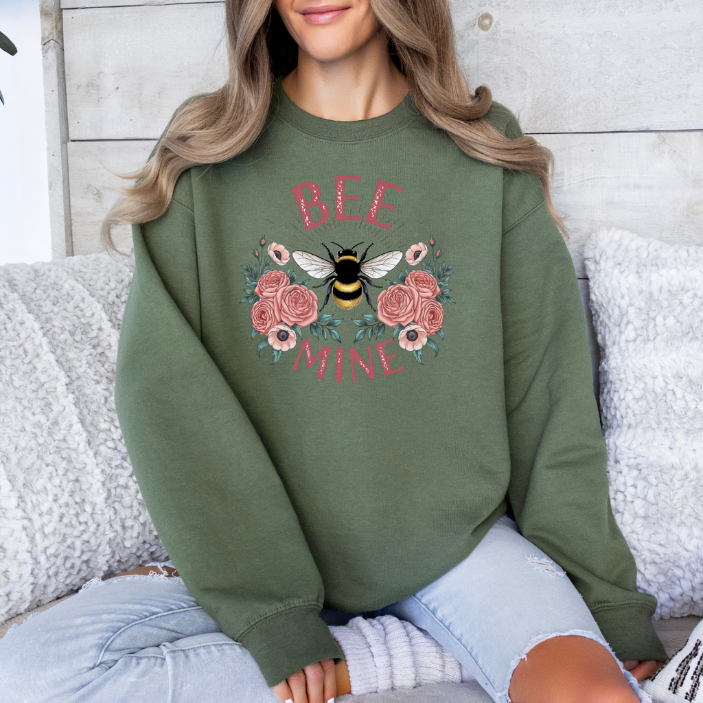 Bee Mine Crewneck | Ships in 7 Days image 1