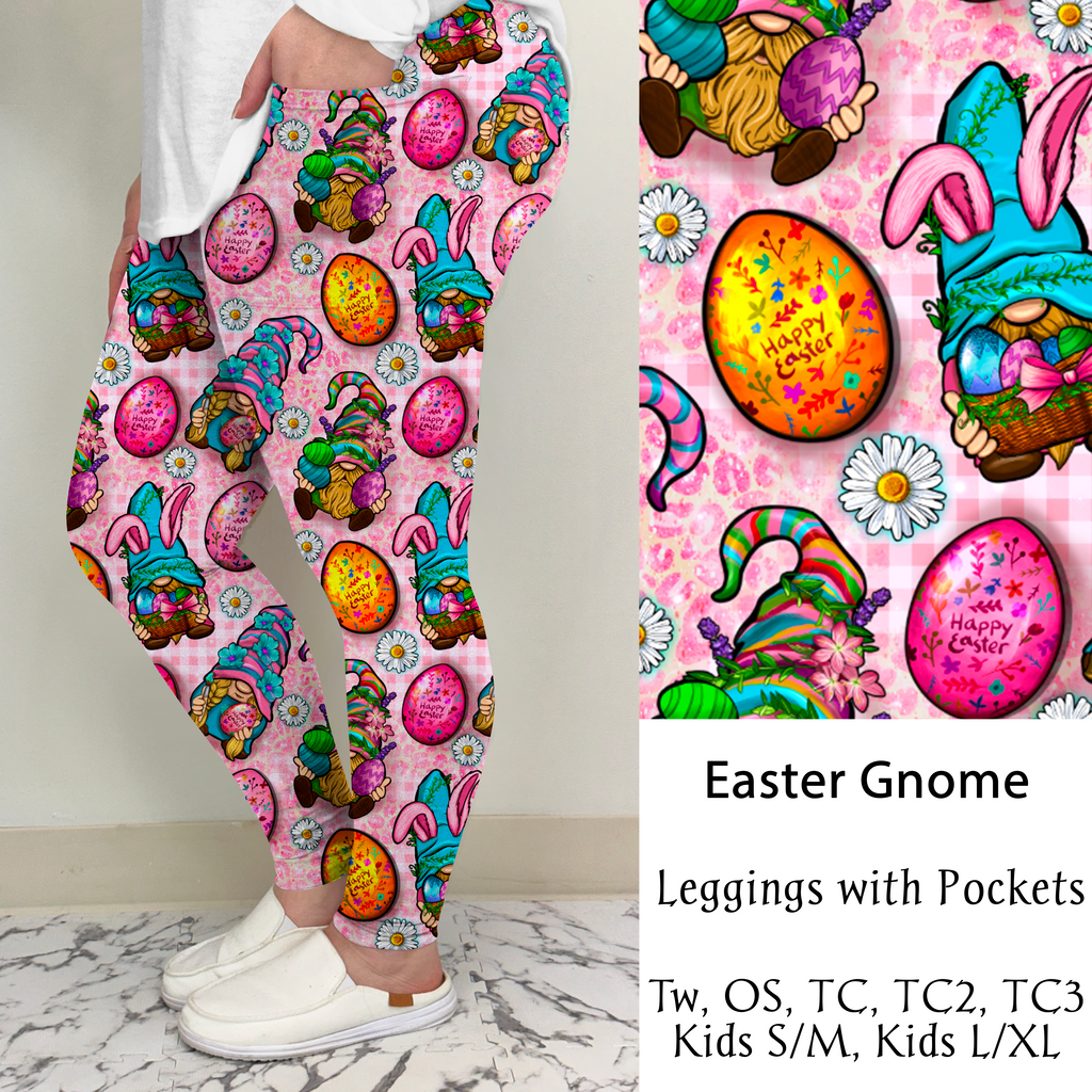 Easter Gnome | Leggings/Capri/ Joggers | Run ends 1/2 | ETA 32 Days image 1