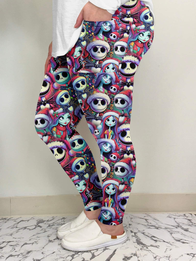 X-Mas Nightmare Leggings w/ Pockets image 1