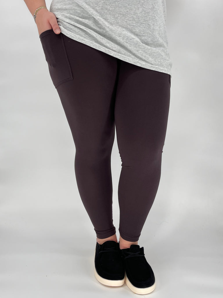 Chocolate Pocket Leggings image 1