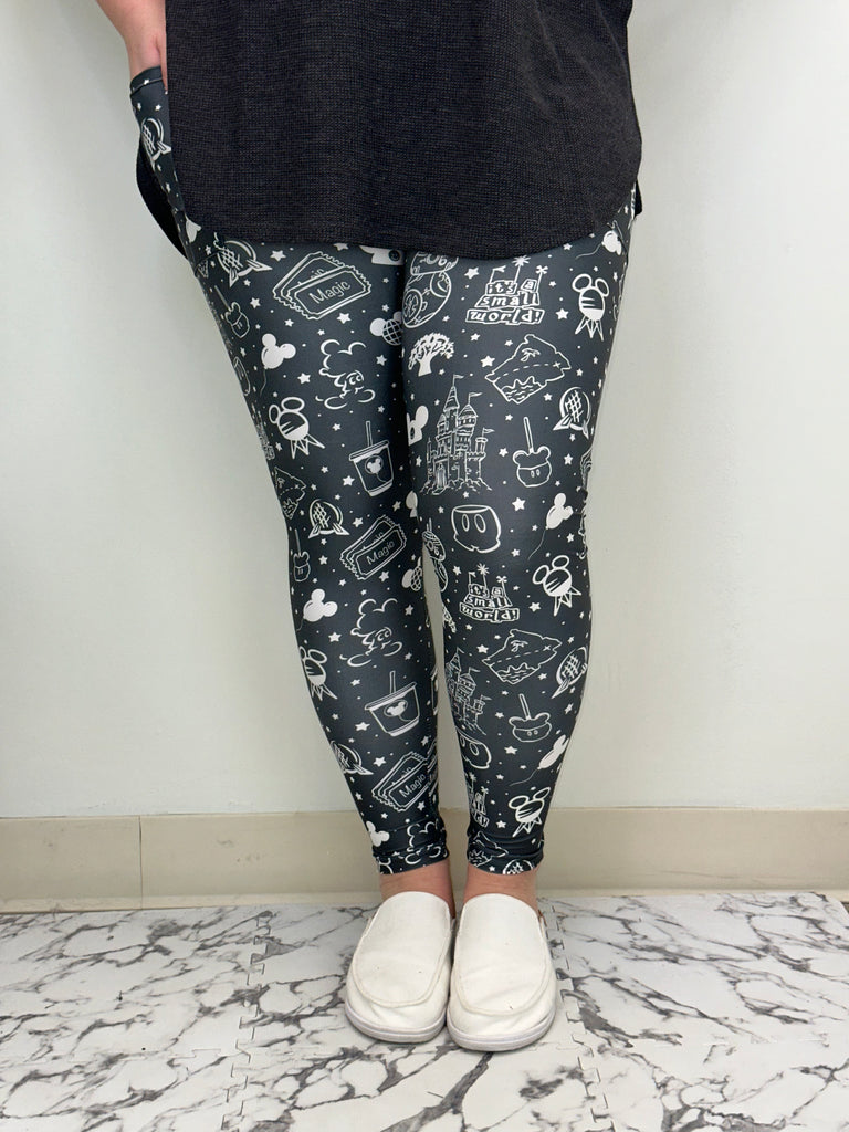 Black Magic Leggings w/ Pockets image 2