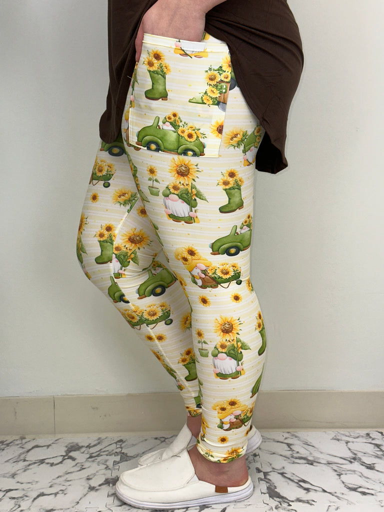 Spring Gnome Leggings w/ Pockets image 1