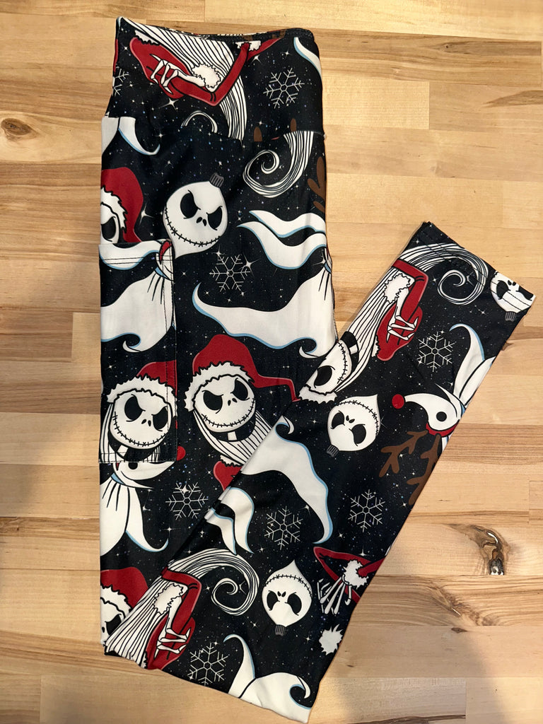 Santa Jack Leggings w/ Pockets image 1