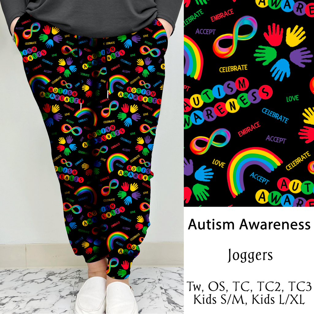 Autism Awareness | Leggings/Capri/ Joggers | Run ends 1/2 | ETA 32 Days image 2