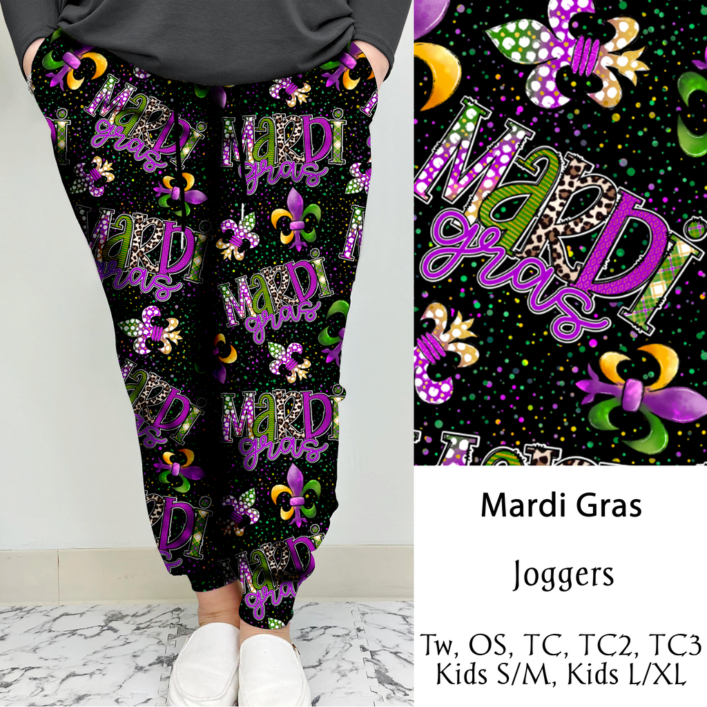 Mardi Gras | Leggings/Capri/ Joggers | Run ends 1/2 | ETA 32 Days image 2