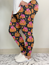 Knitted Pumpkin Leggings w/ Pockets * ETA 7/28