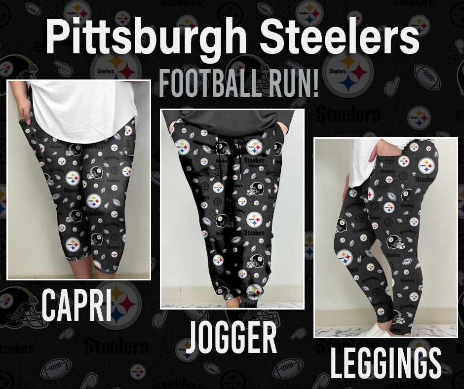 Pittsburgh Capri, Leggings And Jogger ( Kids Too ) w/Pockets | Pre-Sale | Run Ends 7/2 @ Midnight