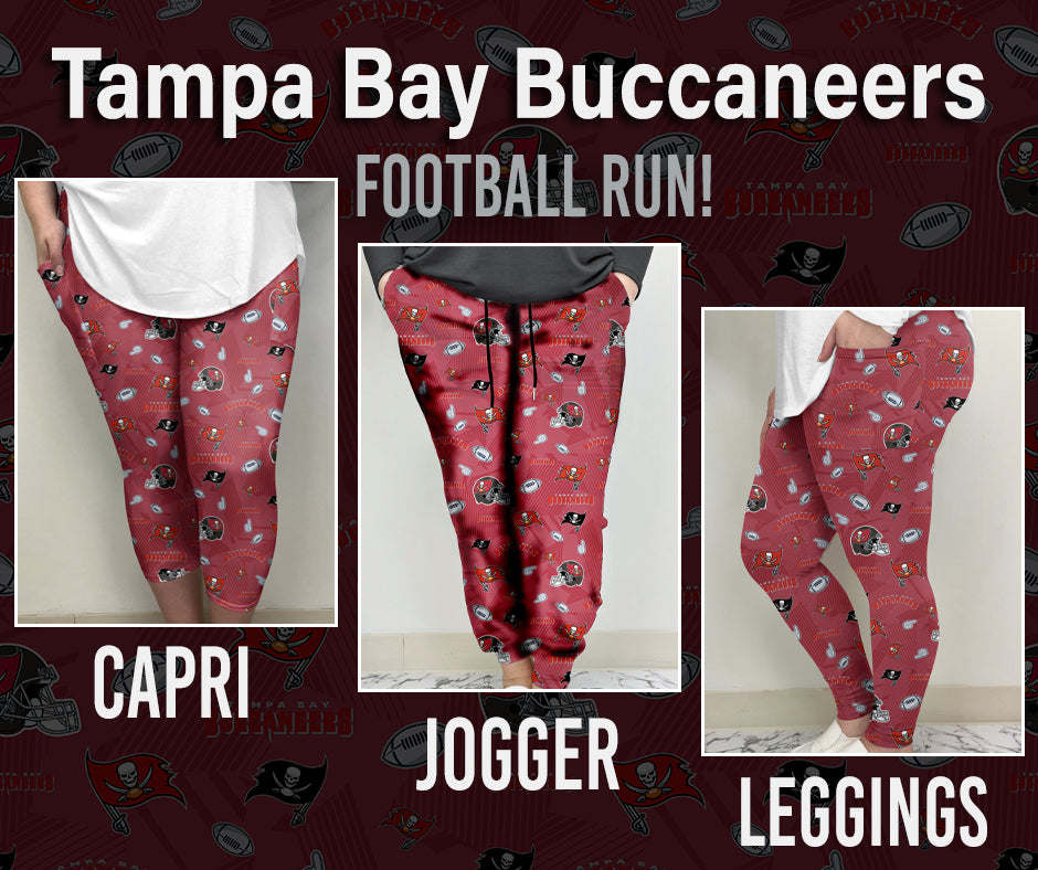 Tampa Bay Capri, Leggings And Jogger ( Kids Too ) w/Pockets | Pre-Sale | Run Ends 7/2 @ Midnight