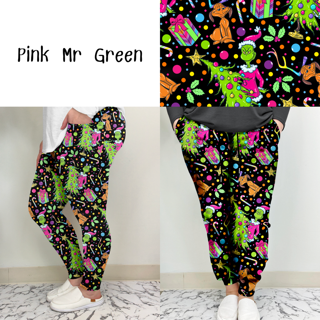 Pink Mr Green Leggings/Joggers | ETA 12/5 image 1