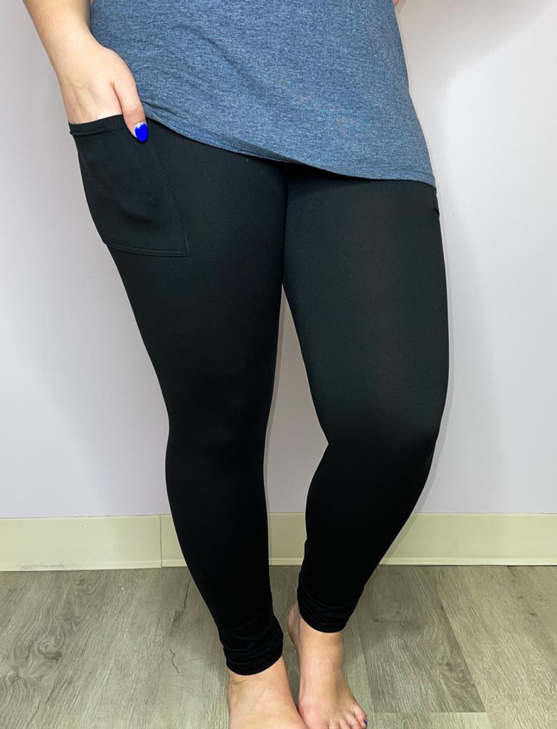 Black Leggings w/ Pockets image 1