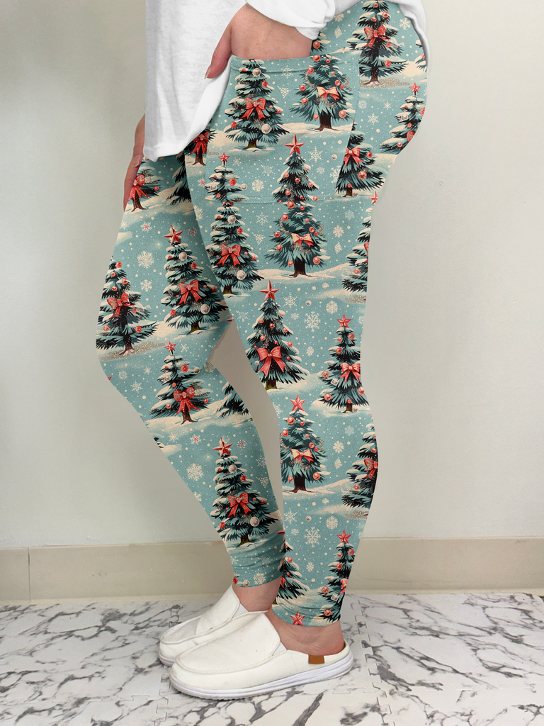 Winter Tree Leggings w/ Pockets image 1