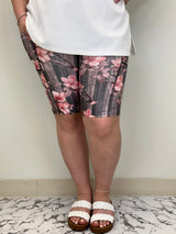 Ash Flower Bermuda Shorts w/ Pockets