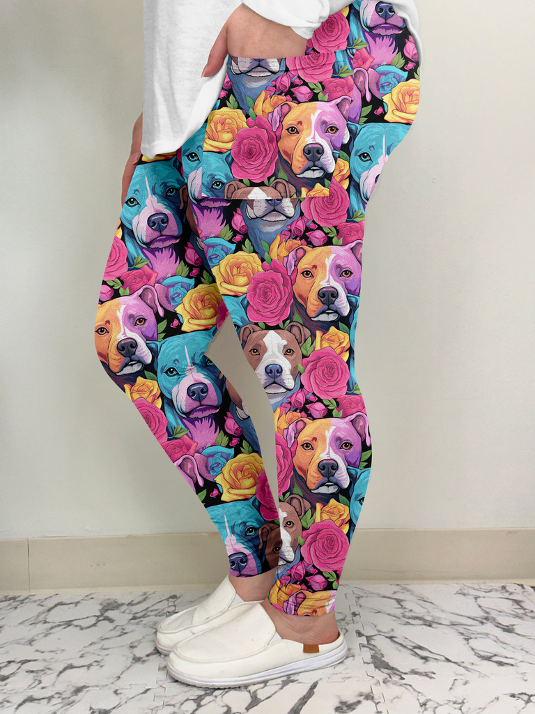 Pitbull Love Leggings w/ Pockets image 1