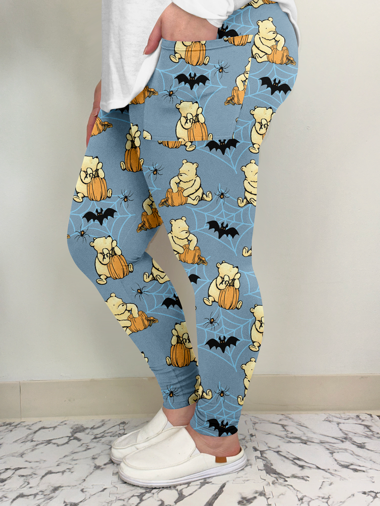 Spooky Bear Leggings w/ Pockets image 1