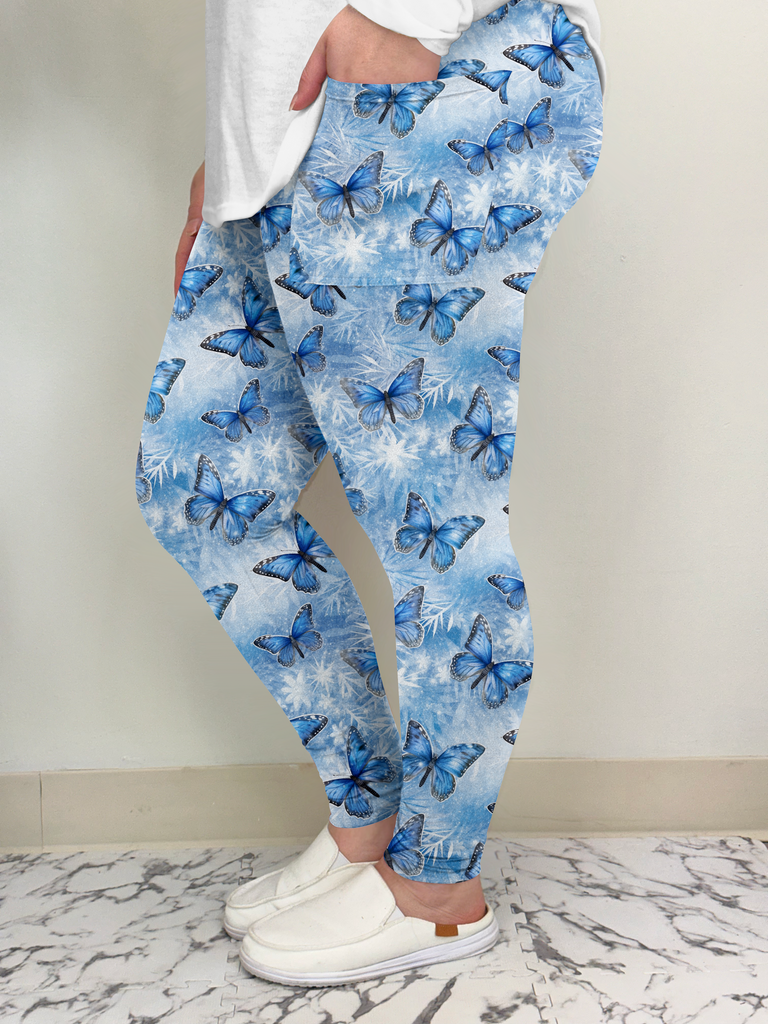 Snowflake Butterfly Leggings/Joggers w/ Pockets | Run ends 11/17 @ midnight | ETA 32 Days image 1