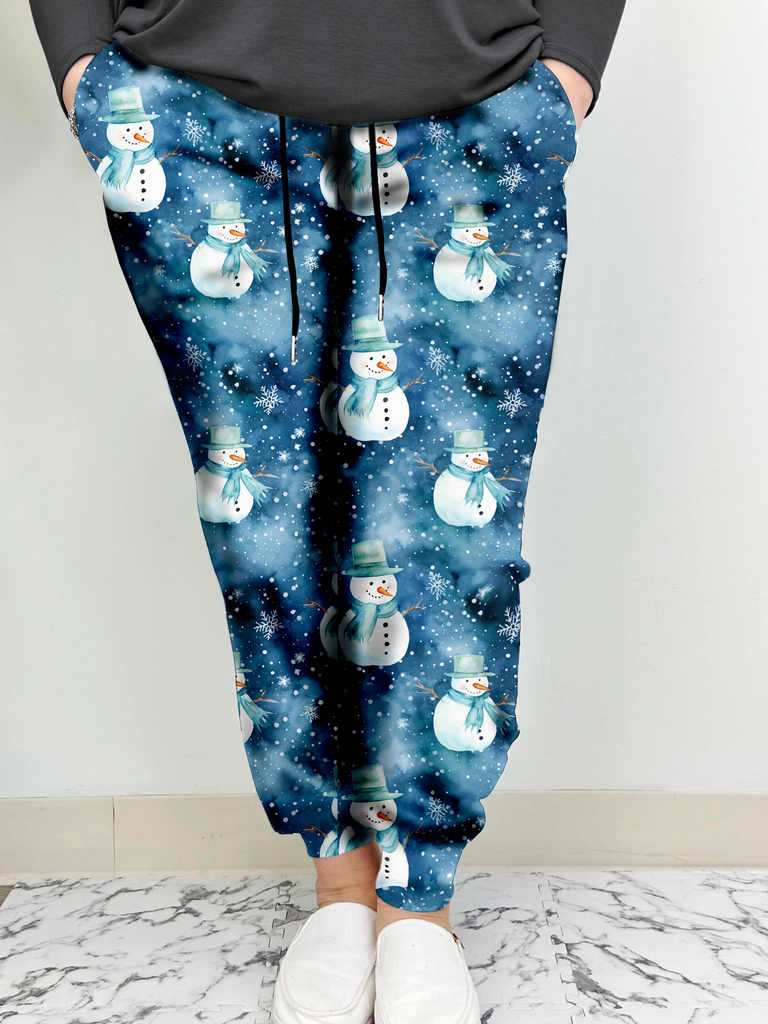 Snowman Leggings/Joggers w/ Pockets | Run ends 11/17 @ midnight | ETA 32 Days image 1